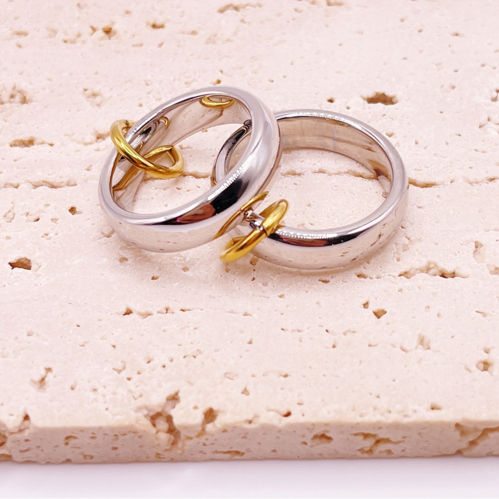 Silver and Gold Ring